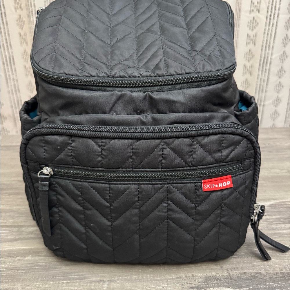 Skip Hop Black Diaper Backpack